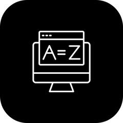 Vocabulary Vector Icon Design