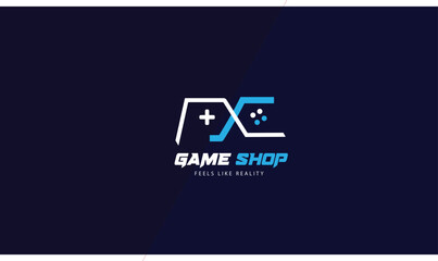 Gaming Console Logo Game Shop Logo