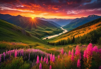 breathtaking landscapes showcasing stunning outdoor splendor majestic lush vibrant skies, aerial, backdrop, beach, canyon, cliff, cloud, desert