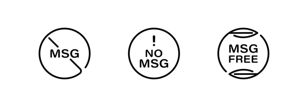 MSG free vector icons. No msg  vector linear icon set.