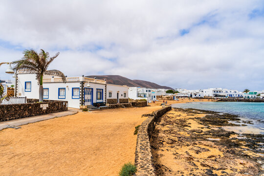 Beautiful coast of La Graciosa island, Canary Islands, Spain