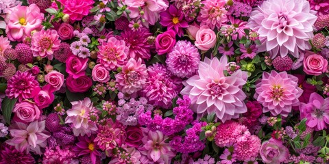 A breathtaking and stunning array of vibrant pink flowers, showcasing exceptional beauty and elegance found in nature