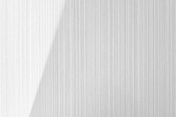 Obraz premium White Vertical Line Wallpaper Texture Background with Light Beam and Shadow.