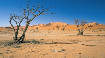 Dead Trees in the Namib Desert