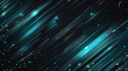 Neon Turquoise and Black Hi-Tech Vector Gradient Texture
