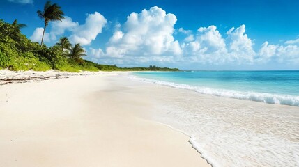 Tranquil Tropical Beach Scene