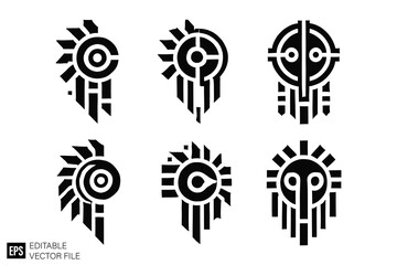 abstract shape circle vector design