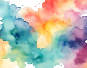 Fototapeta premium Fancy Abstract Colorful Watercolor Background