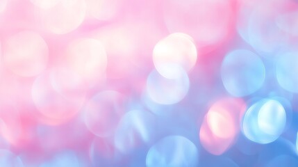 Obraz premium Soft Pink and Blue Bokeh Background