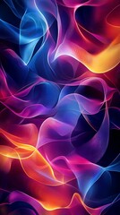 Obraz premium Abstract Colorful Swirling Lines