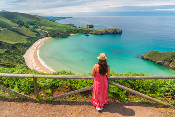 La playa de Torimbia a mis pies, Asturias
