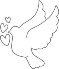 Dove Vector Illustration