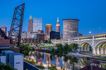 Naklejka premium cleveland, ohio