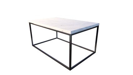 Illustration of a table made of wood for home interiors and to beautify the room on a white background