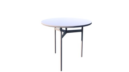 Illustration of a table made of wood for home interiors and to beautify the room on a white background