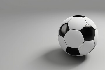 Classic Black and White Soccer Ball