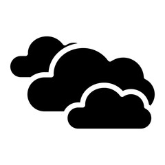 Fototapeta premium icon weather glyph