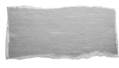 A textured gray paper with a torn edge, perfect for creative backgrounds, announcements, or artistic projects.