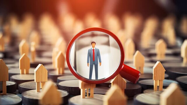 HR Human resources. Business leadership concept. Management and recruitment. Social network. Different person, business, leader, cooperation, opportunity