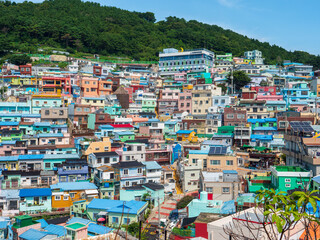 韓国　釜山　甘川文化村
