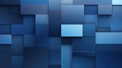 Abstract Blue Geometric Background.