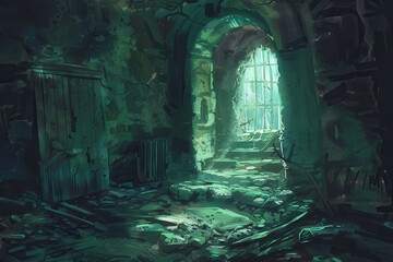 A Glimpse of Light in a Decaying Interior