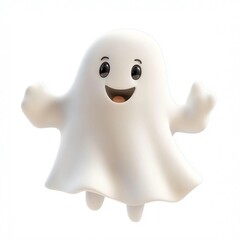 3D Cartoon Cute Funny Ghost
