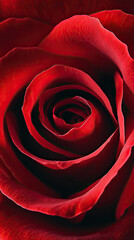 Naklejka premium red rose closeup