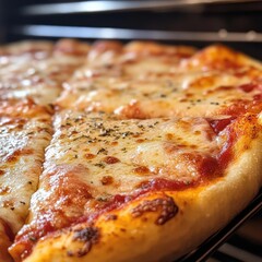 Close-Up of a Delicious Homemade Pizza