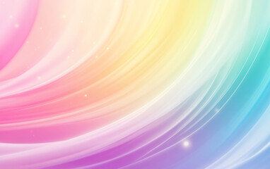Obraz premium Pastel Dream: A mesmerizing backdrop of soft, ethereal pastel hues in a swirling, abstract pattern. The colors blend seamlessly, creating a dreamy and romantic atmosphere.