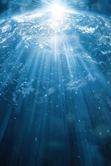 Fototapeta premium Global initiative: world ozone day, raising awareness critical importance of ozone layer, promoting international cooperation reduce ozone-depleting substances, safeguarding our planet's atmosphere.