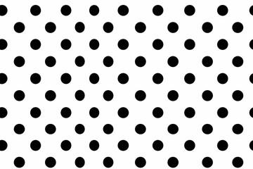 Black and White Polka Dot Pattern