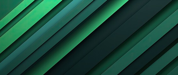 Obraz premium Abstract Green Diagonal Lines Pattern.