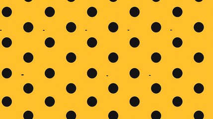 Polka Dot Pattern Yellow