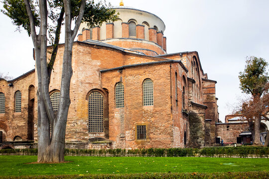Roman byzantium church and museum of st hagia Eirene, Aya eirene