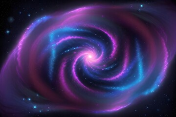 Swirlin dynamic vortex of cosmic energy background with vibrant shades