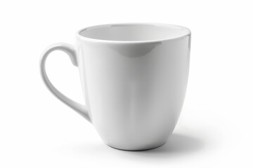 simple coffee mug isolated white