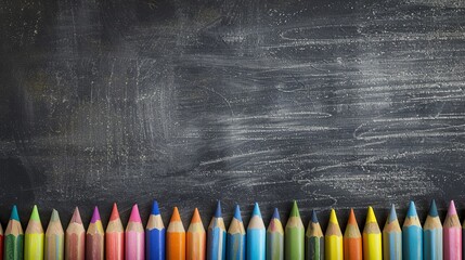 Color stick chalk texture background