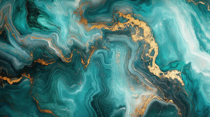 emerald and blue marble stone textured background