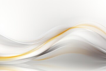 Abstract background with flowing grey and gold lines.