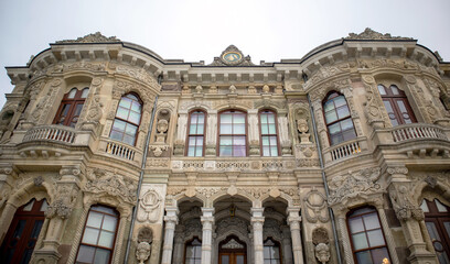 Obraz premium Littlewater Pavilion, Kucuksu Kasri neo baroque style summer pavillion of Ottoman Empire in Istanbul