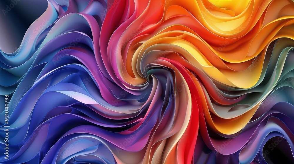 Poster a dynamic and visually stimulating design background abstract patterns with swirling creating