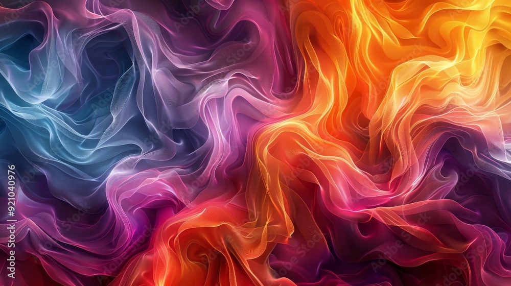 Poster Abstract patterns with swirling creating a dynamic and visually stimulating design background
