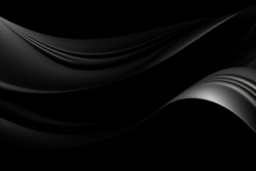 Fototapeta premium Abstract Black Waves
