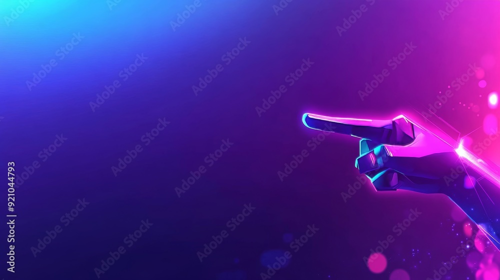Poster taking the digital internet into the future by connecting hands to a metaverse of cyberspace communi