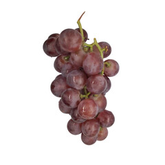 grapes isolated on white