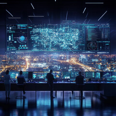 Business people working in modern office. Teamwork concept