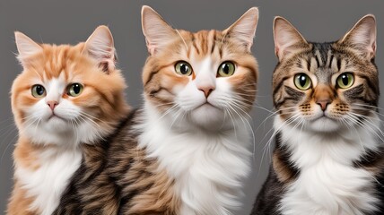 two kittens on a black background