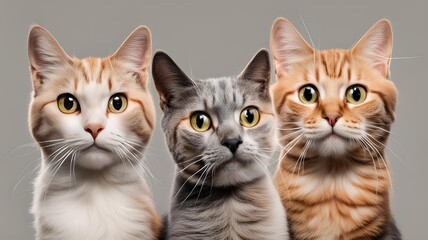 two kittens on a white background