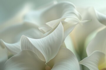Obraz premium Soft, gentle curves that soothe the eye, AI generated